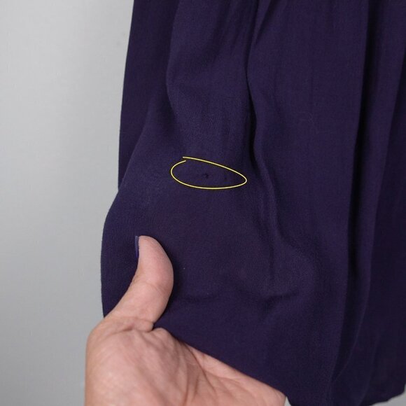 THML navy embroidered sleeveless top-S - Picture 5 of 5